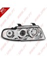 Faróis Angel Eyes LED / Chrome - Audi A4 B5 (1994-1998)