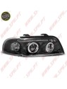 Faróis Angel Eyes LED V.2 / Black - Audi A4 B5 (1994-1998) Faróis Angel Eyes LED V.2 / Black - Audi A4 B5 (1994-1998)