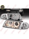 Faróis Angel Eyes V.3 / Chrome - Audi A4 B5 (1994-1998)