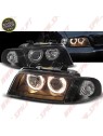 Faróis Angel Eyes V.3 / Black - Audi A4 B5 (1994-1998)