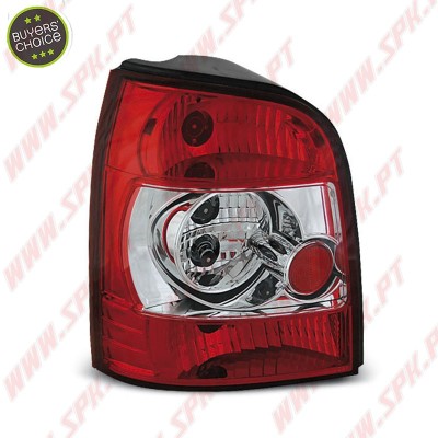 Farolins Cristal Red+Clear - Audi A4 B5 Avant (1994-2001)