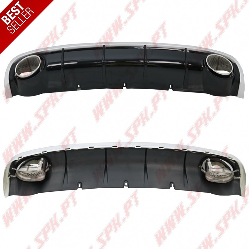 Difusor Traseiro + Ponteiras Look RS6 - Audi A6 C7 (2010-2014) Difusor Traseiro + Ponteiras Look RS6 - Audi A6 C7 (2010-2014)