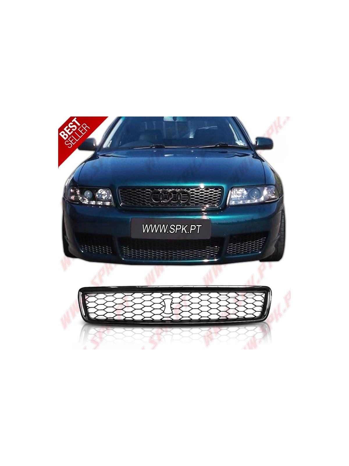Grelha Frontal Look RS - Audi A4 B5 (1994-2001) Grelha Frontal Look RS - Audi A4 B5 (1994-2001)