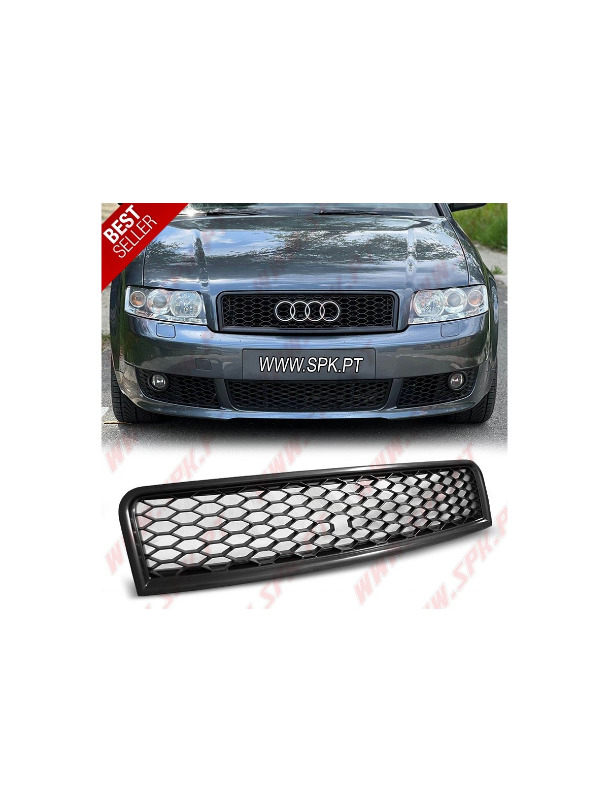 Grelha Frontal Look RS - Audi A4 B6 (2001-2005)