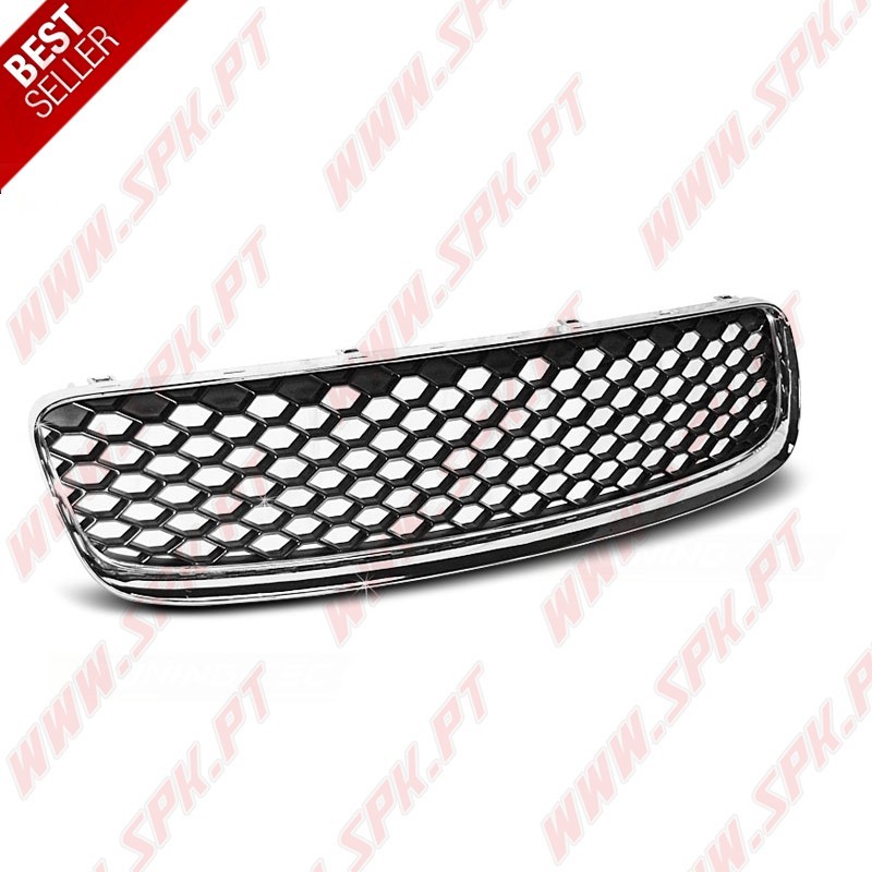 Grelha Frontal Chrome+Black Look RS - Audi TT 8N (1998-2006) Grelha Frontal Chrome+Black Look RS - Audi TT 8N (1998-2006)