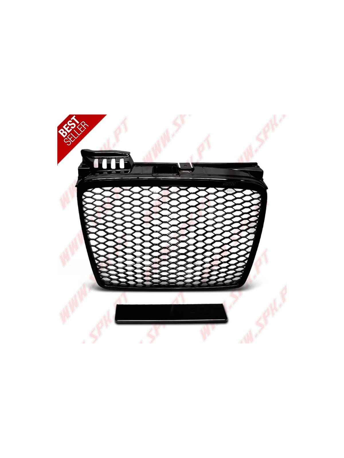 Grelha Frontal Black Gloss Look RS - Audi A4 B7 (2004-2008)