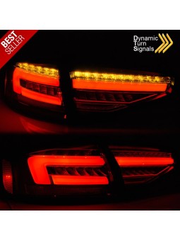 Farolins LED-BAR Red+Smoke - Audi A4 B8 Sedan (2012-2015)