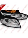 Faróis Daylight LED / Chrome - Audi A4 B7 (2004-2008)