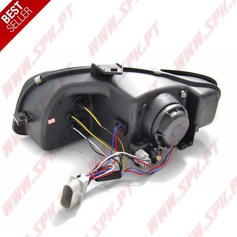 Faróis Daylight LED / Black - Audi A4 B7 (2004-2008) Faróis Daylight LED / Black - Audi A4 B7 (2004-2008)