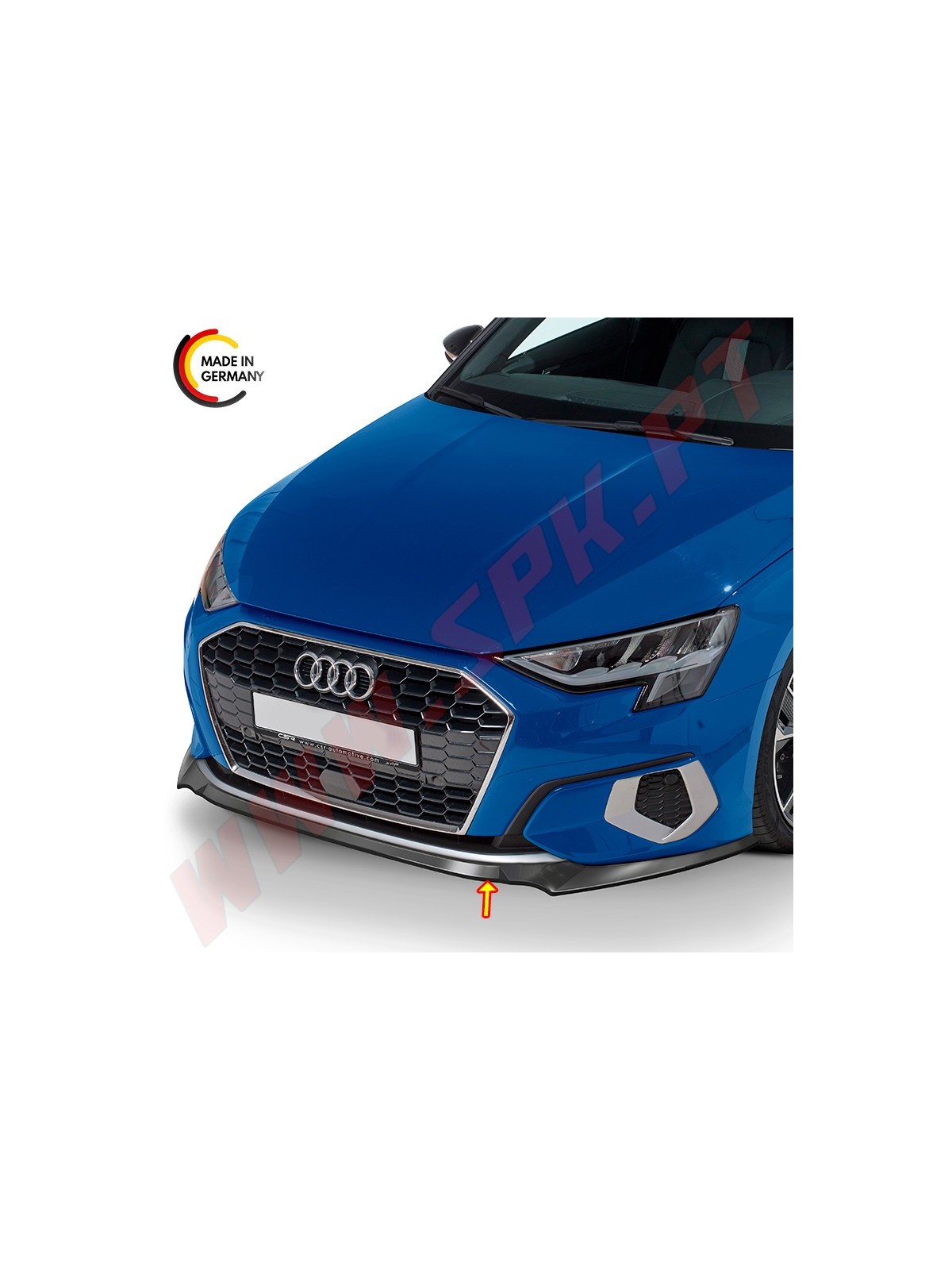 Lip Spoiler Frontal Audi A3 8Y Basic / Advanced (2020-)