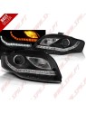 Faróis Daylight LED / Black - Audi A4 B7 (2004-2008) Faróis Daylight LED / Black - Audi A4 B7 (2004-2008)