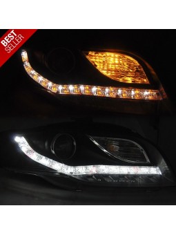 Faróis Daylight LED / Black - Audi A4 B7 (2004-2008)