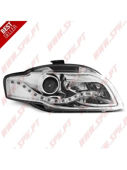 Faróis Daylight LED V.2 / Chrome - Audi A4 B7 (2004-2008)