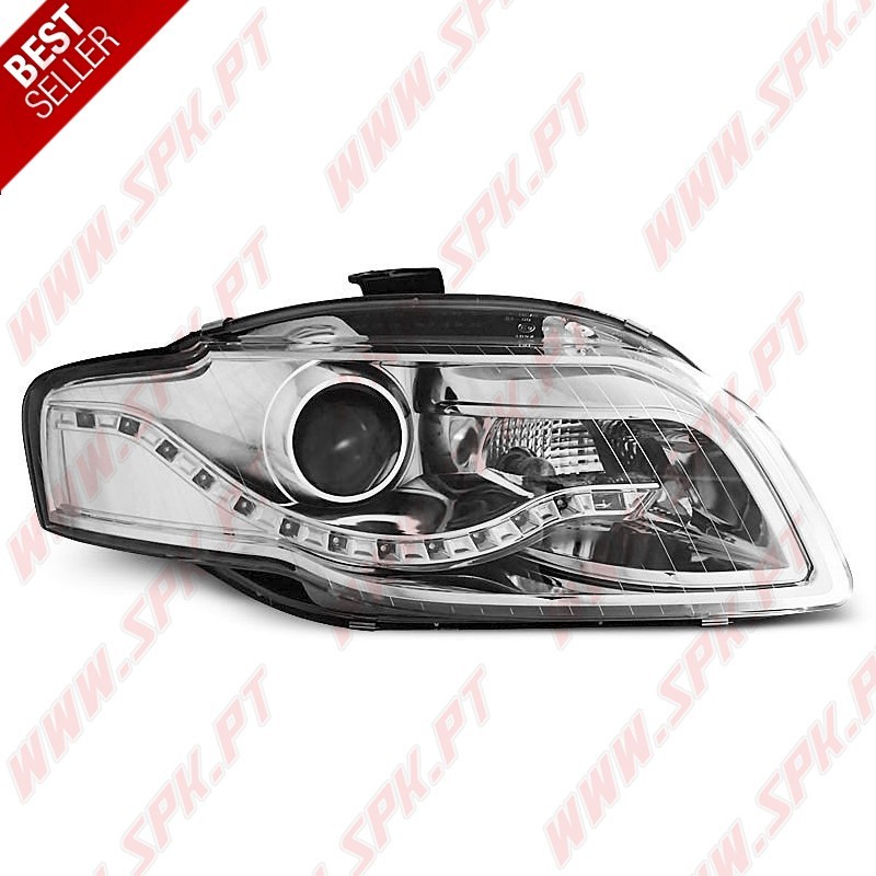 Faróis Daylight LED V.2 / Chrome - Audi A4 B7 (2004-2008)