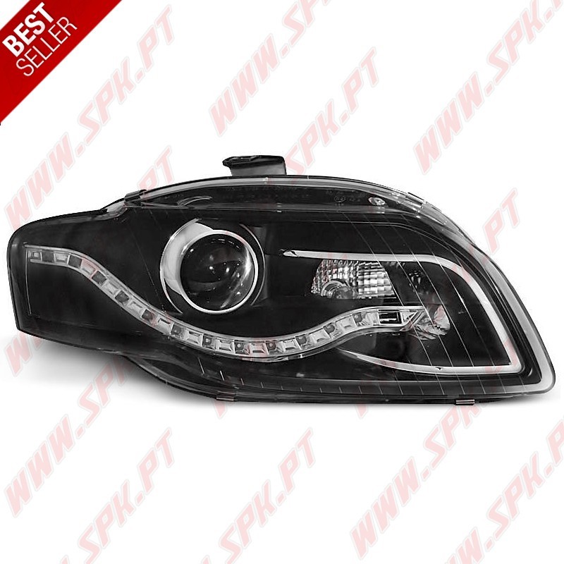 Faróis Daylight LED V.2 / Black - Audi A4 B7 (2004-2008)