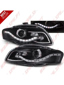 Faróis Daylight LED V.2 / Black - Audi A4 B7 (2004-2008)