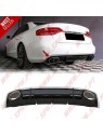 Difusor Traseiro + Ponteiras Look RS4 - Audi A4 B8 Sedan / Avant (2012-2015)