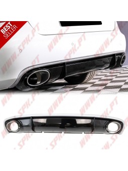 Difusor Traseiro + Ponteiras Look RS4 - Audi A4 B8 Sedan / Avant (2012-2015)