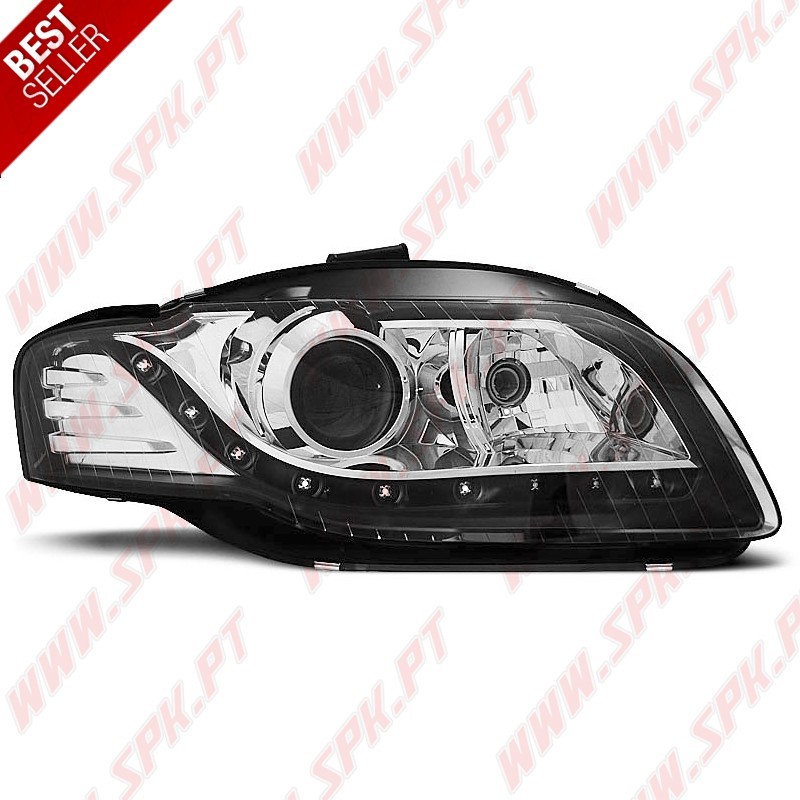 Faróis Daylight LED V.2 / Black - Audi A4 B7 (2004-2008)