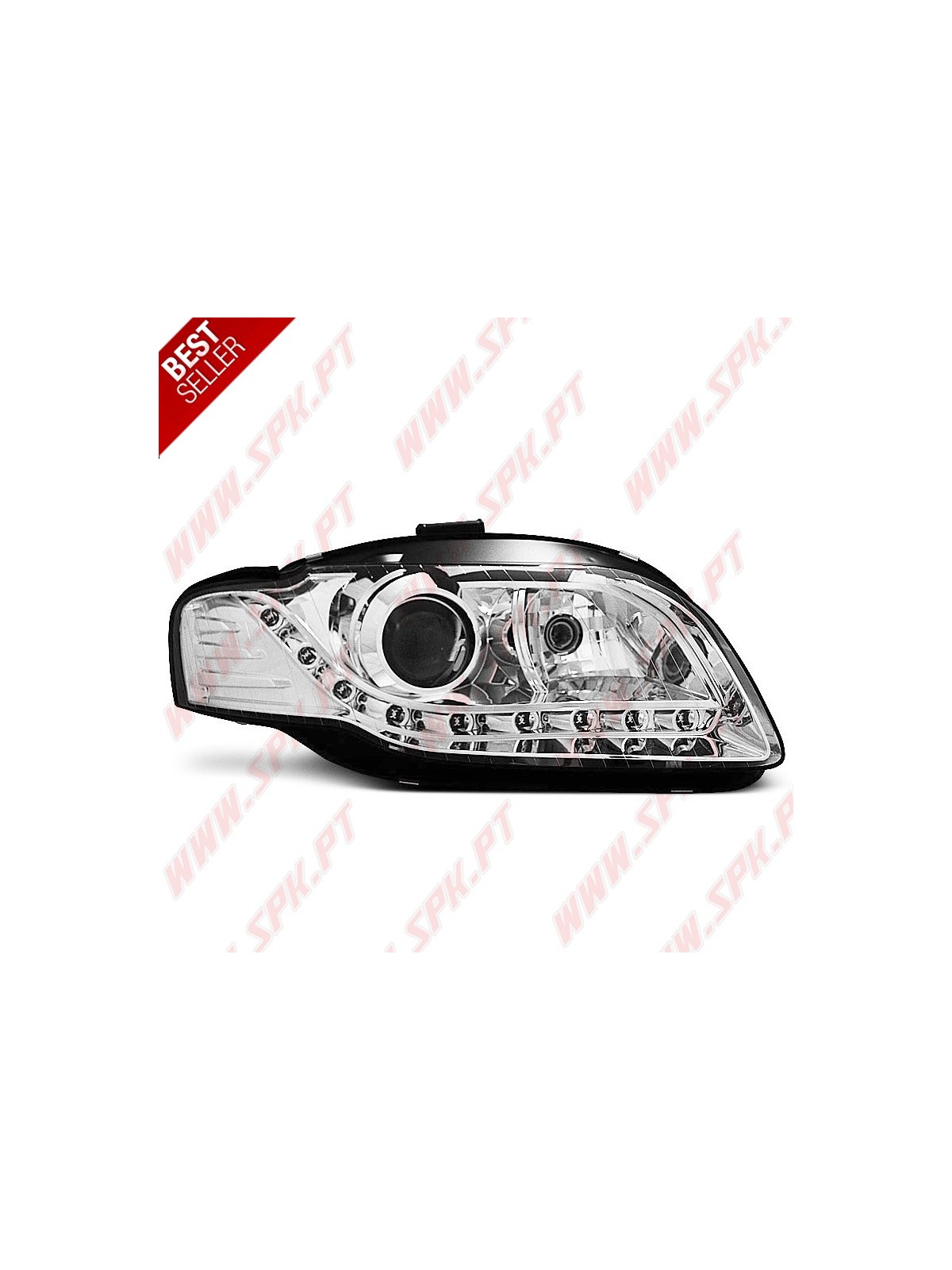 Faróis Daylight LED V.2 / Chrome - Audi A4 B7 (2004-2008) Faróis Daylight LED V.2 / Chrome - Audi A4 B7 (2004-2008)