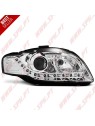 Faróis Daylight LED V.2 / Chrome - Audi A4 B7 (2004-2008) Faróis Daylight LED V.2 / Chrome - Audi A4 B7 (2004-2008)