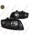 Faróis Look OEM Black - Audi A4 B6 (2000-2004)
