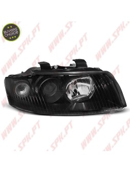 Faróis Look OEM Black - Audi A4 B6 (2000-2004)