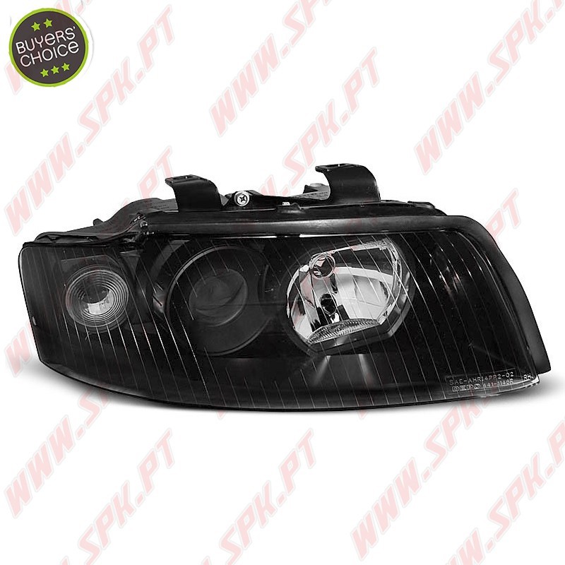 Faróis Look OEM Black - Audi A4 B6 (2000-2004)