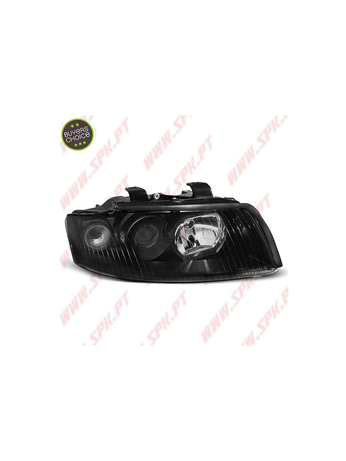 Faróis Look OEM Black - Audi A4 B6 (2000-2004)