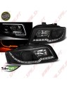 Faróis Tube-Light V.2 / Black - Audi A4 B6 (2000-2004)