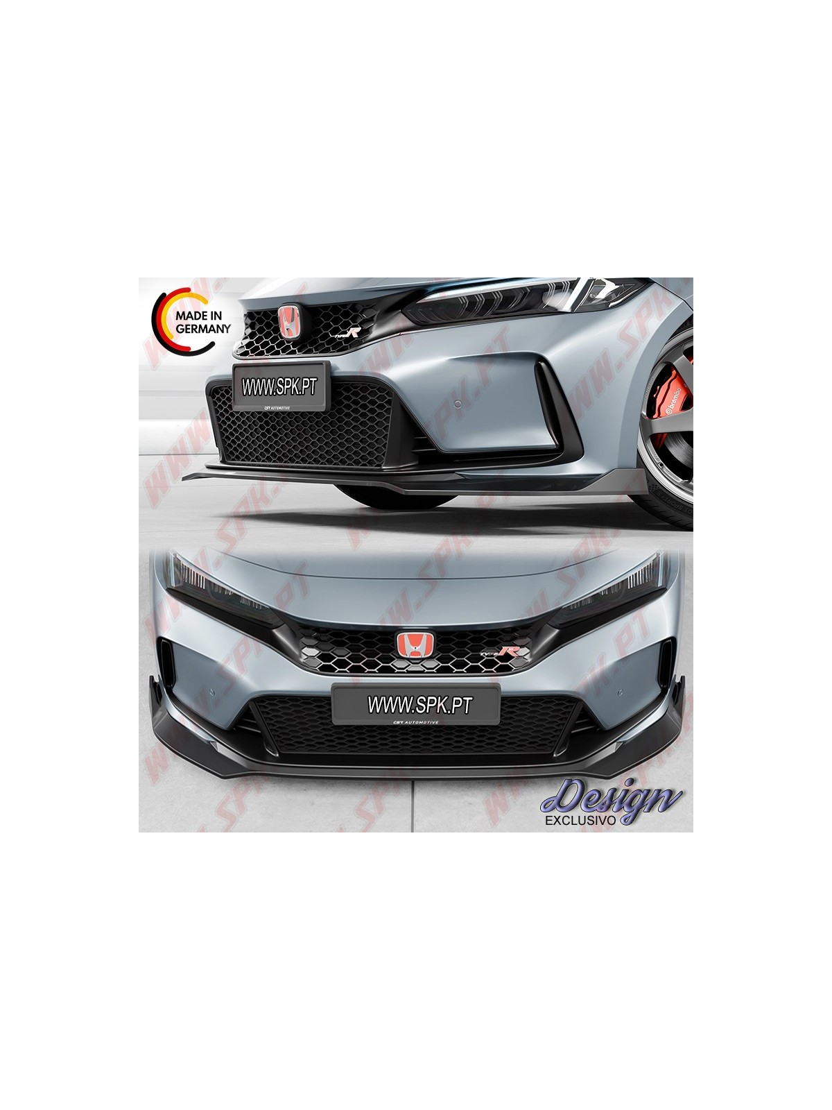 Lip Spoiler Frontal - Honda Civic Type-R FL5 (2022-) Lip Spoiler Frontal - Honda Civic Type-R FL5 (2022-)