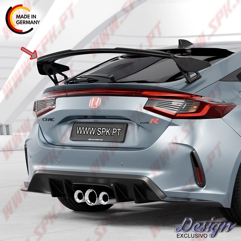 Extensão de Aileron - Honda Civic Type-R FL5 (2022-) Extensão de Aileron - Honda Civic Type-R FL5 (2022-)