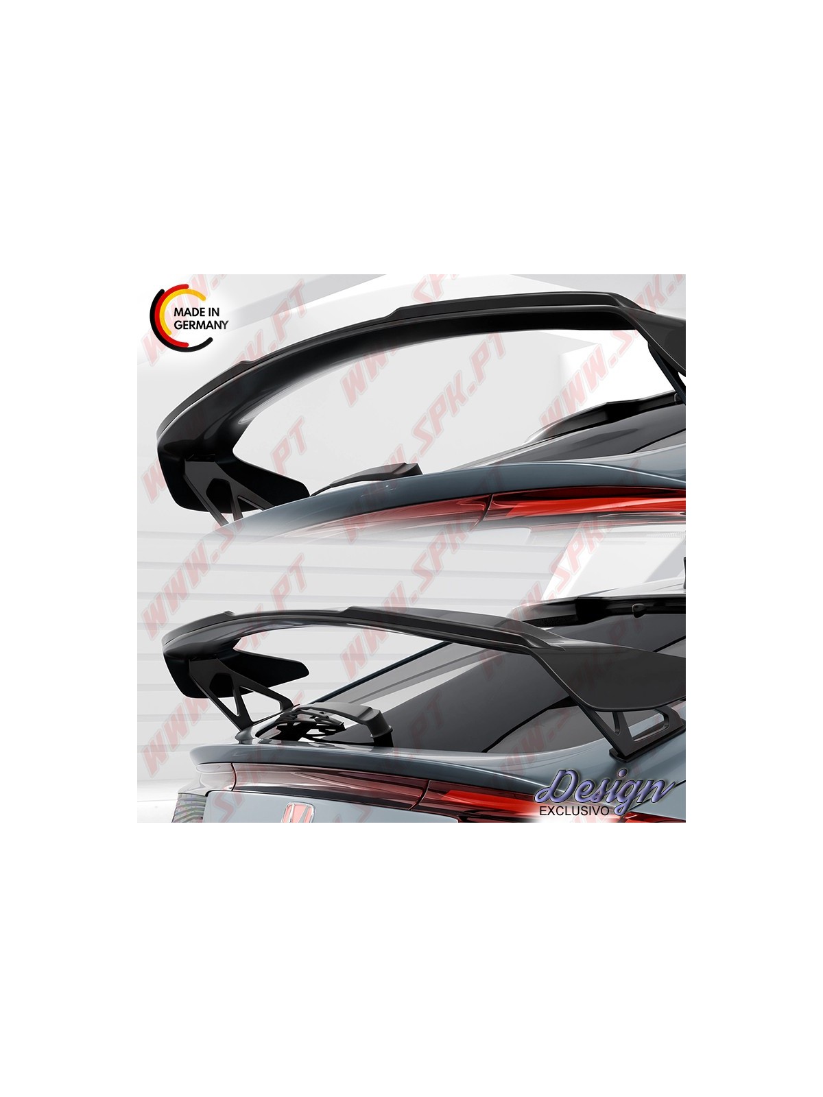 Extensão de Aileron - Honda Civic Type-R FL5 (2022-) Extensão de Aileron - Honda Civic Type-R FL5 (2022-)