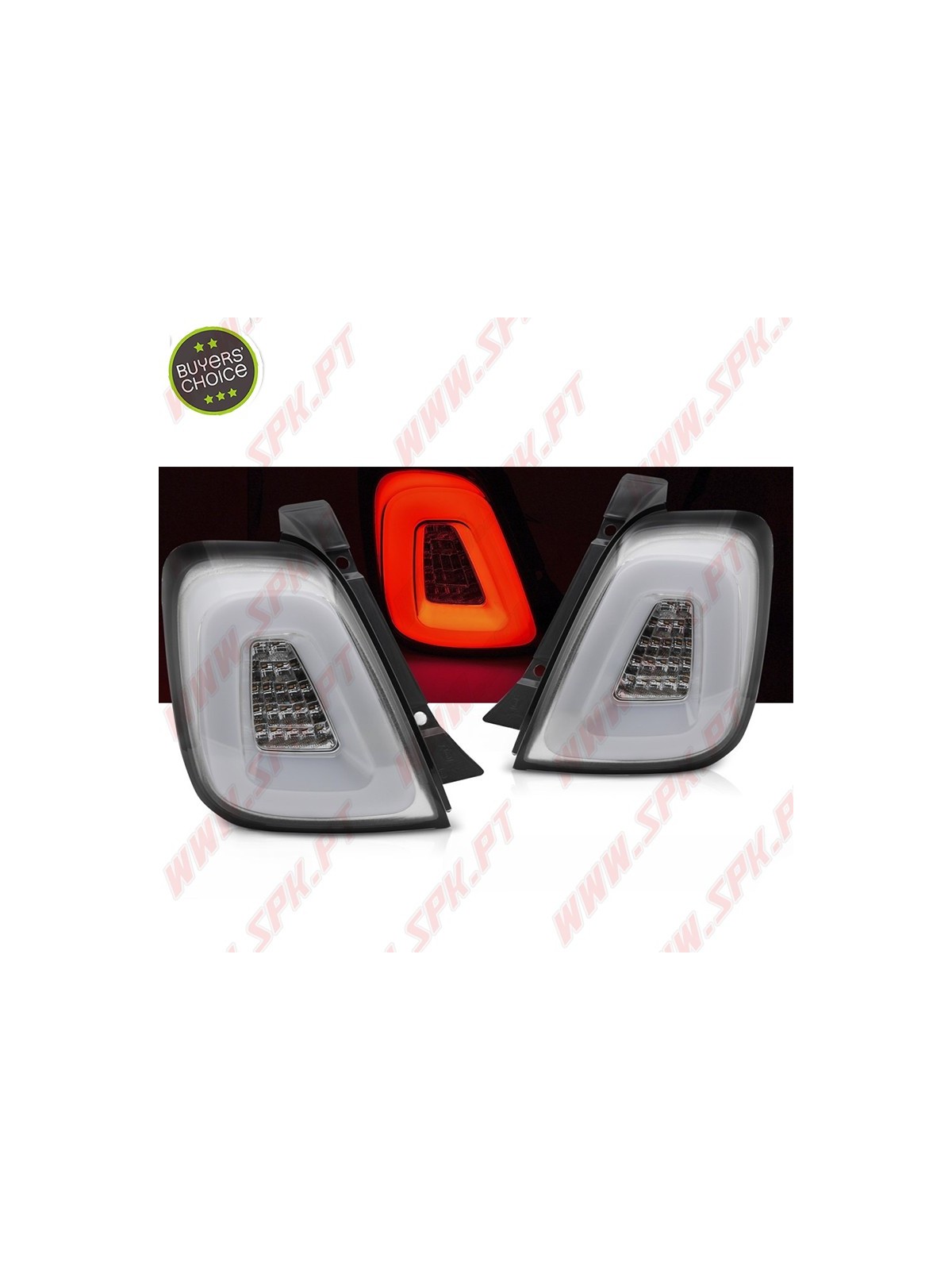 Farolins LED-BAR White - Fiat 500 (2015-2020)