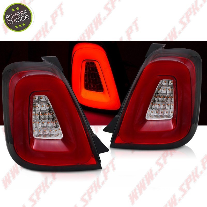 Farolins LED-BAR Red - Fiat 500 (2015-2020)