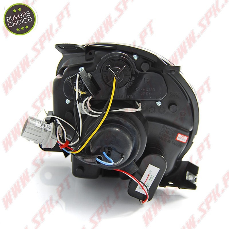 Faróis Angel Eyes LED / Chrome - Fiat 500 (2007-2015) Faróis Angel Eyes LED / Chrome - Fiat 500 (2007-2015)