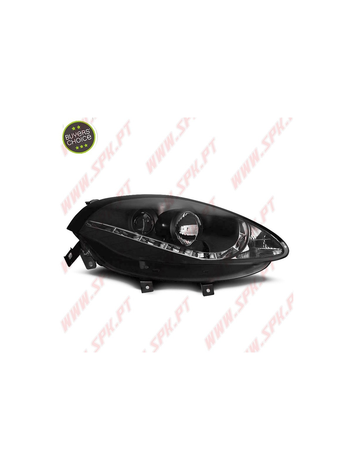 Faróis Daylight LED / Black - Fiat Bravo 198 (2007-2015) Faróis Daylight LED / Black - Fiat Bravo 198 (2007-2015)