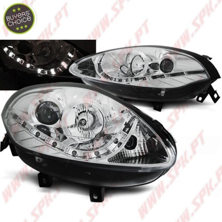 Faróis Daylight LED / Chrome - Fiat Bravo 198 (2007-2015)