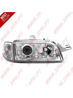Faróis Angel Eyes / Chrome - Fiat Punto 176 (1994-1999)