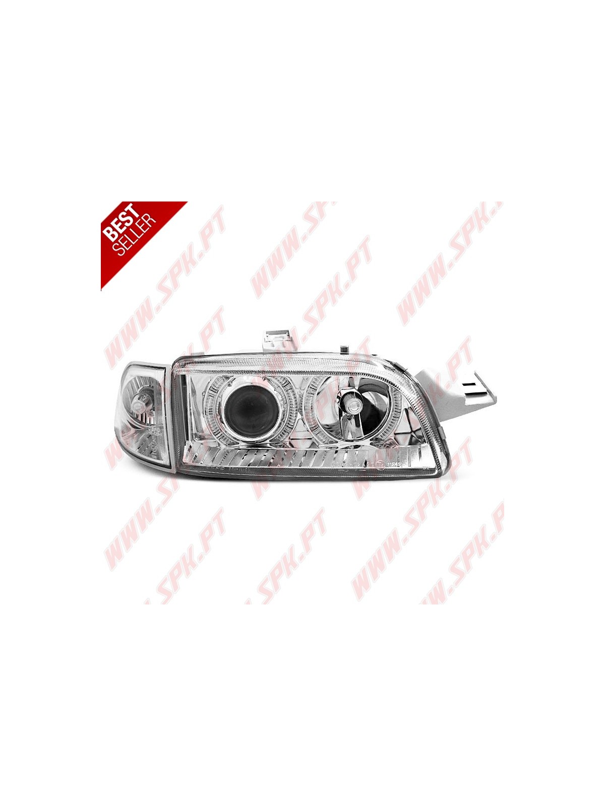Faróis Angel Eyes / Chrome - Fiat Punto 176 (1994-1999) Faróis Angel Eyes / Chrome - Fiat Punto 176 (1994-1999)