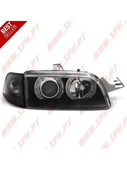 Faróis Angel Eyes / Black - Fiat Punto 176 (1994-1999)