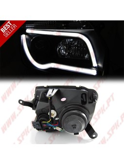 Faróis Tube-Light / Black - Dacia Duster (2010-2014)