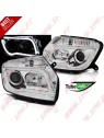 Faróis Tube-Light / Chrome - Dacia Duster (2010-2014)