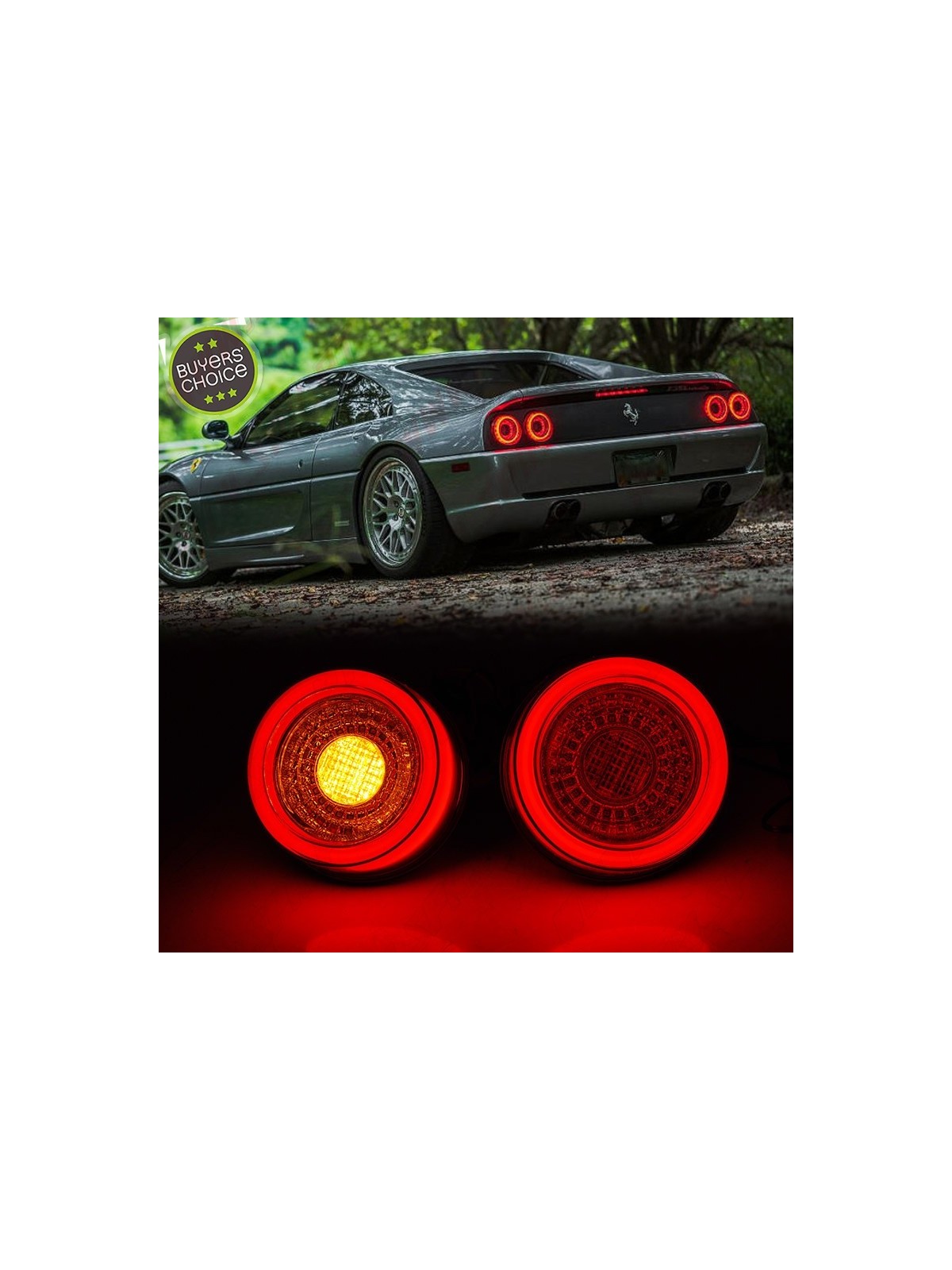 Farolins FULL LED-BAR Red - Ferrari 355 / 360 (1994-2004)