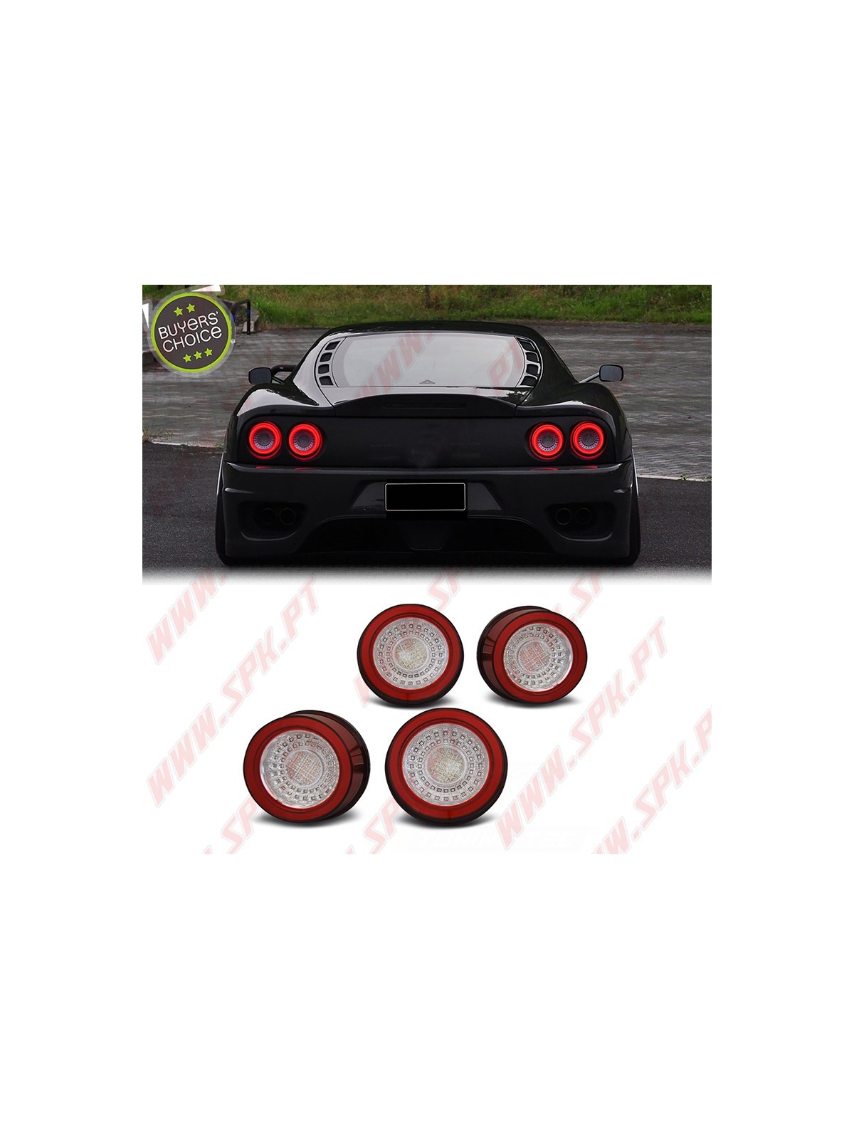 Farolins FULL LED-BAR Red - Ferrari 355 / 360 (1994-2004)