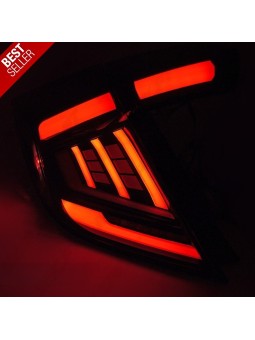 Farolins FULL LED-BAR Black - Honda Civic 10 (2017-2021)