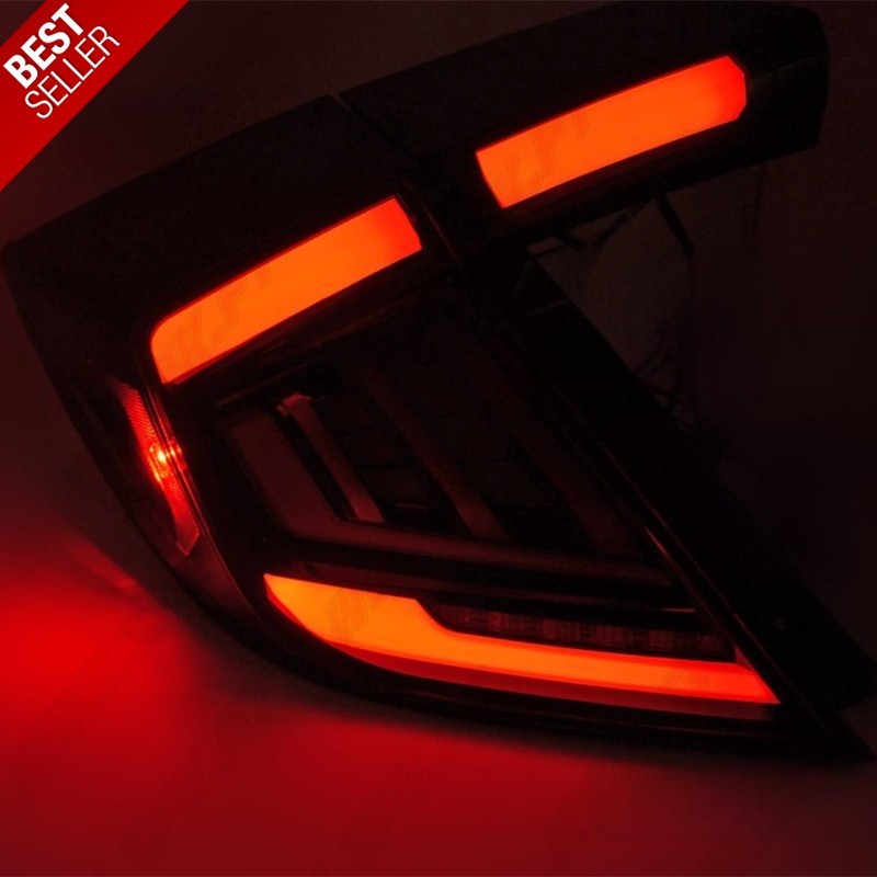 Farolins FULL LED-BAR Black - Honda Civic 10 (2017-2021) Farolins FULL LED-BAR Black - Honda Civic 10 (2017-2021)
