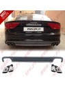 Difusor Traseiro + Ponteiras Look S7 Facelift - Audi A7 (2010-2014) Difusor Traseiro + Ponteiras Look S7 Facelift - Audi A7 (2010-2014)