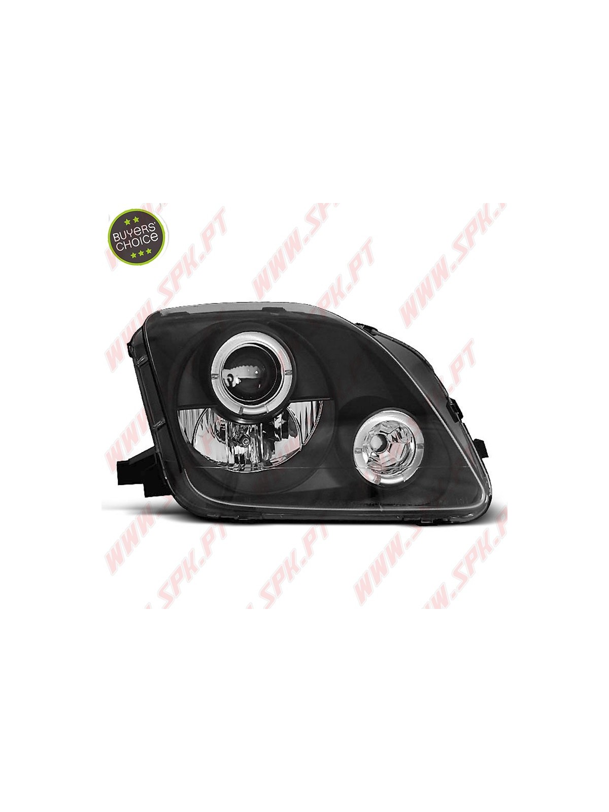 Faróis Angel Eyes LED / Black - Honda Prelude (1997-2001) Faróis Angel Eyes LED / Black - Honda Prelude (1997-2001)