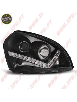 Faróis Daylight LED / Black - Hyundai Tucson (2004-2010)